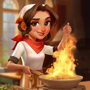 Flambé: Merge & Cook app icon
