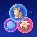 Bouncy Match: Bubble Word app icon