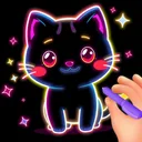 Glow Art Drawing - Doodle App app icon