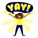 Yay God Stickers app icon